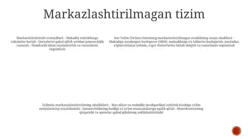 Dars-Talim Tizimini Tashkil Etish BoʻYicha Eng Asosiy Shakllari 4