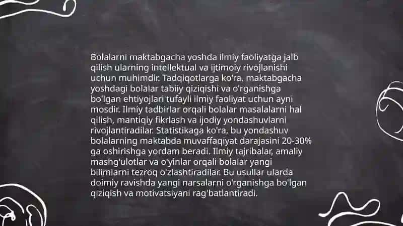 Maktabgacha yoshdagi bolalarni tadqiqotchilik faoliyati mohiyati 4
