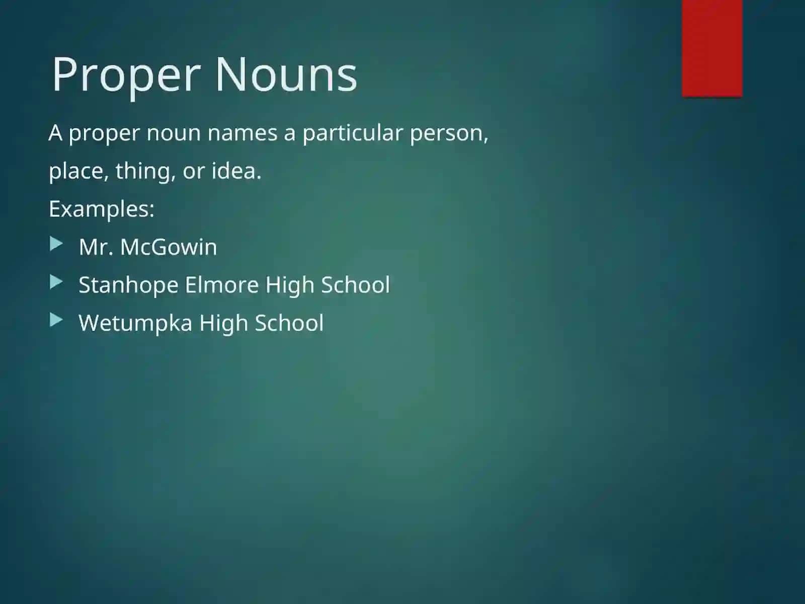 noun and it's types 4