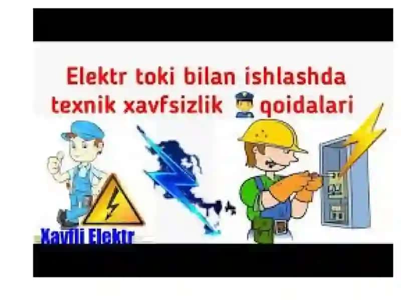 Elektr qurilmalarini eksploatatsiya qilishda xavfsizlik texnikasini umumiy qoidalar 4