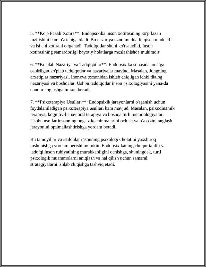 ENDOPSIXIKA VA EGZOPSIXIKA 4