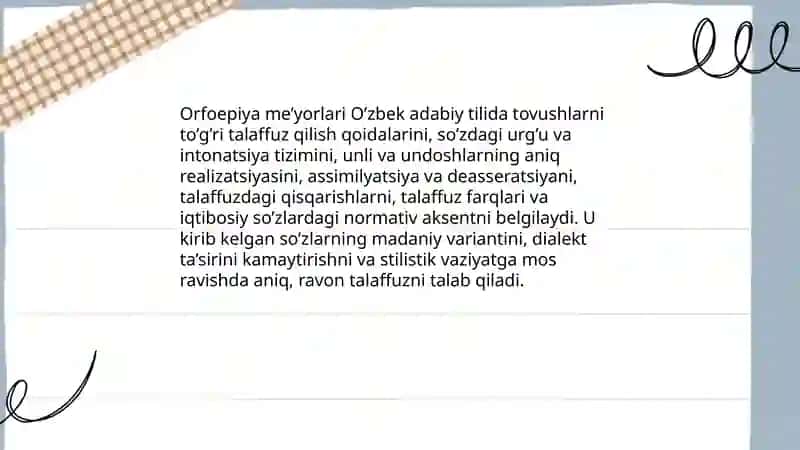 O’zbek adabiy til me’yorlari 4