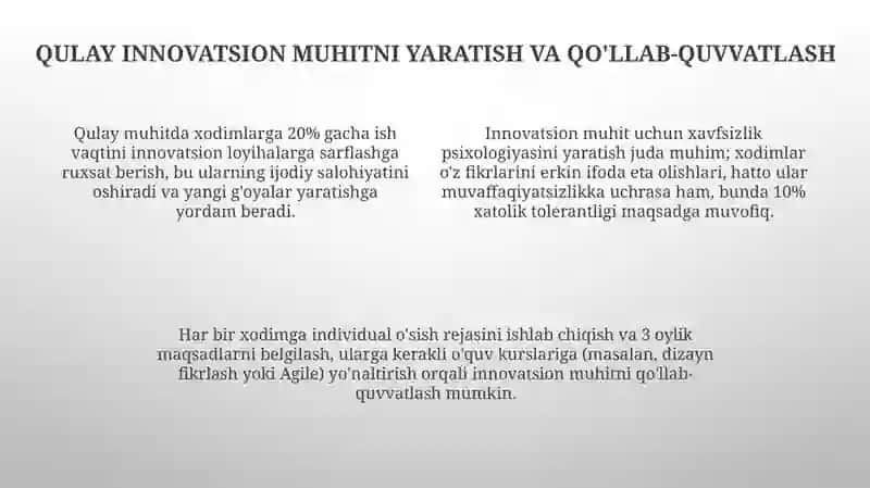 Kutubxona mutaxasisslarining innovatsion kuchini boshqarish 4