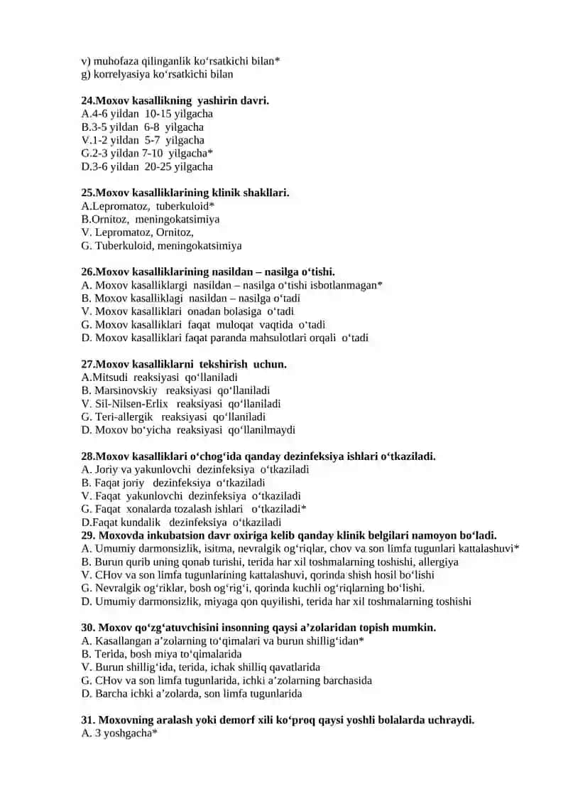 №22 Sil kasalligi. Sil kasalligining teri, oshqozon-ichak trakti va suyak silida epidemiologik nazoratni tashkillashtirish va o‘tkazish 4