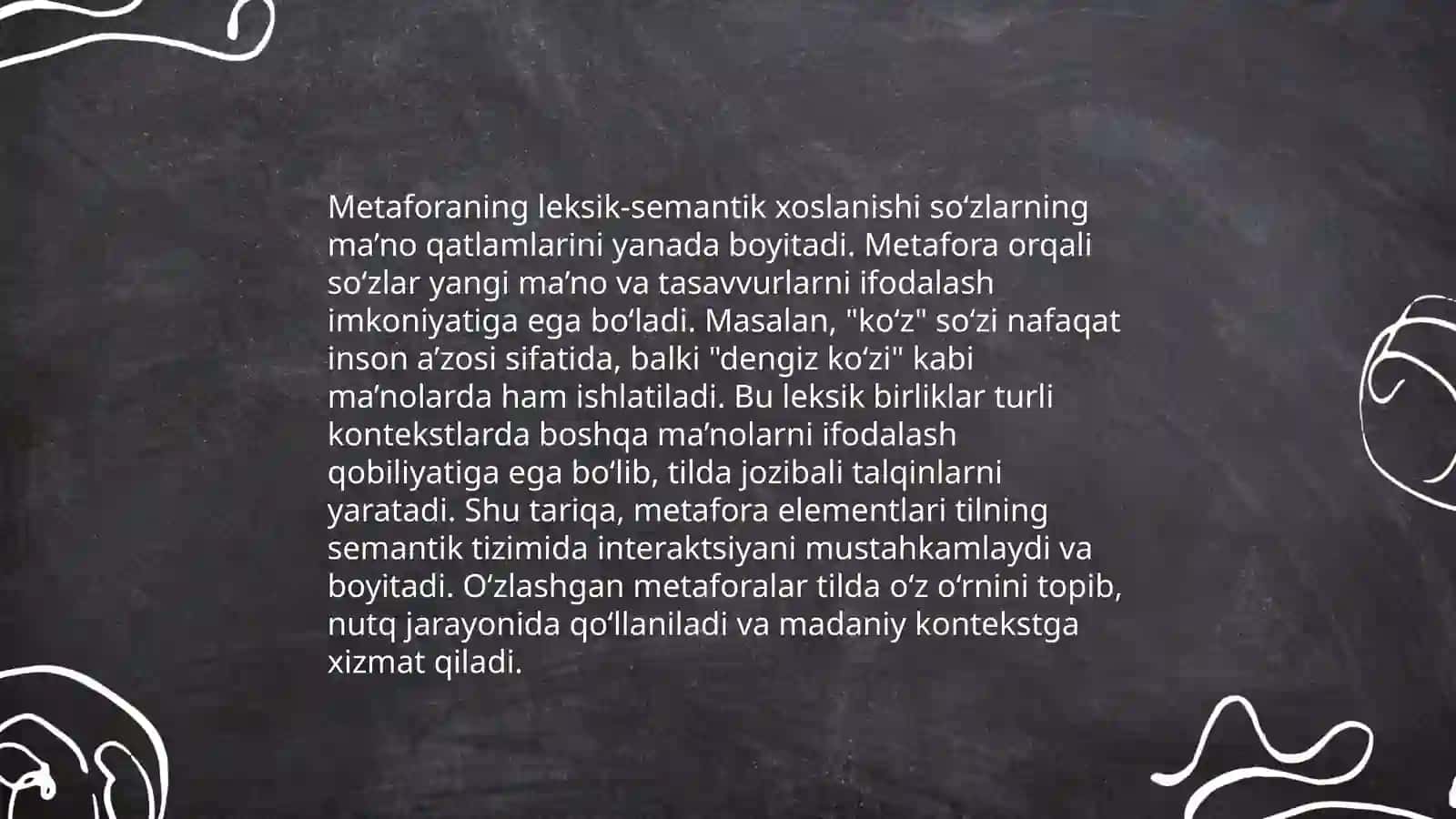 Leksimalarning nutq koʻrinishidagi xoslanishi 4