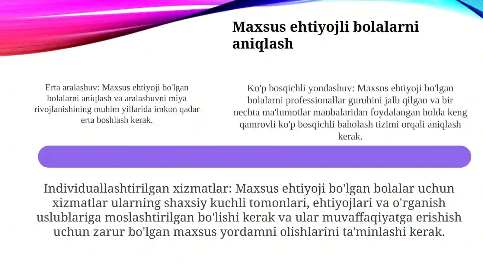 Alohida yordamga muhtoj bolalarning inklyuziv taʼlimni yangi taʼlimiy amaliyot sifatida. 4
