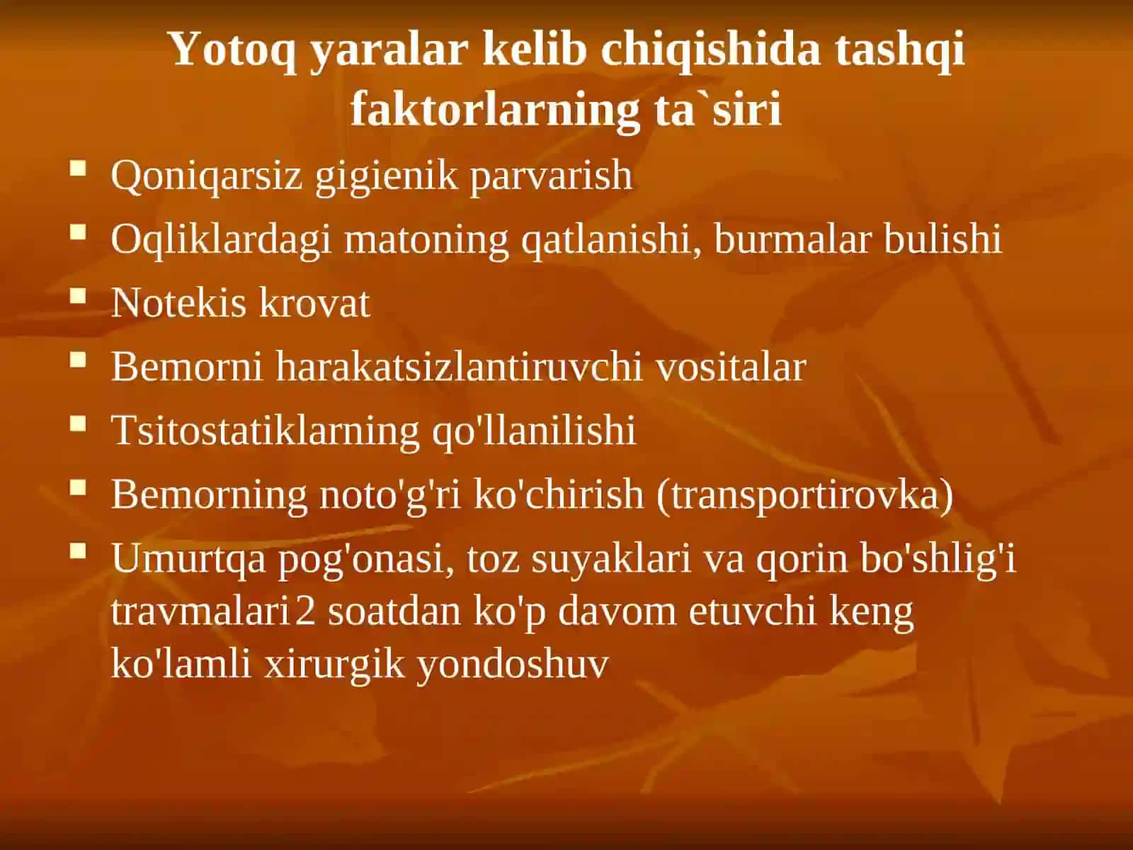 Yotoq yaralar 4