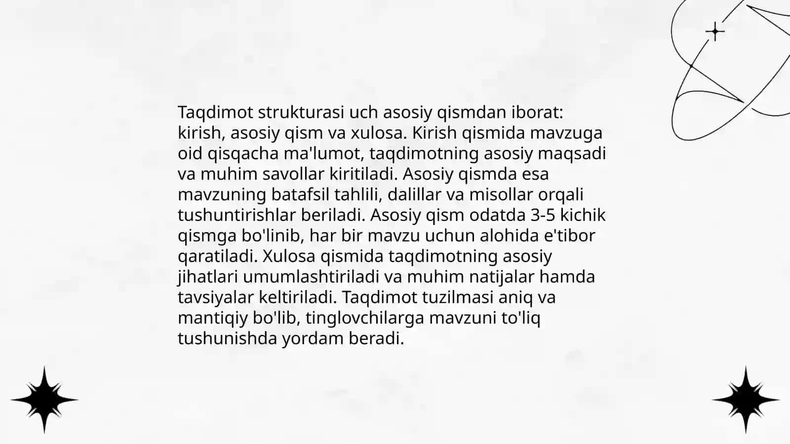 Mutaxassisning o'zbekcha taqdimot nutqi 4