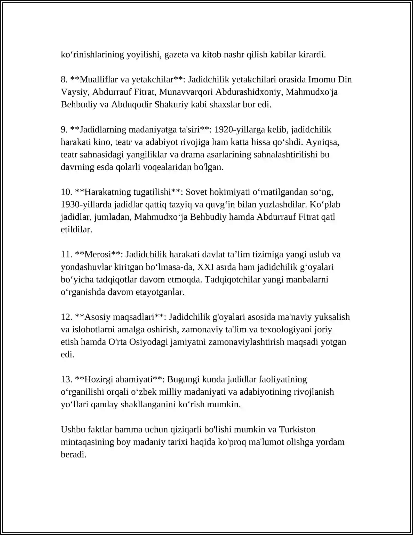 Jadidchilik harakati tarixi 4