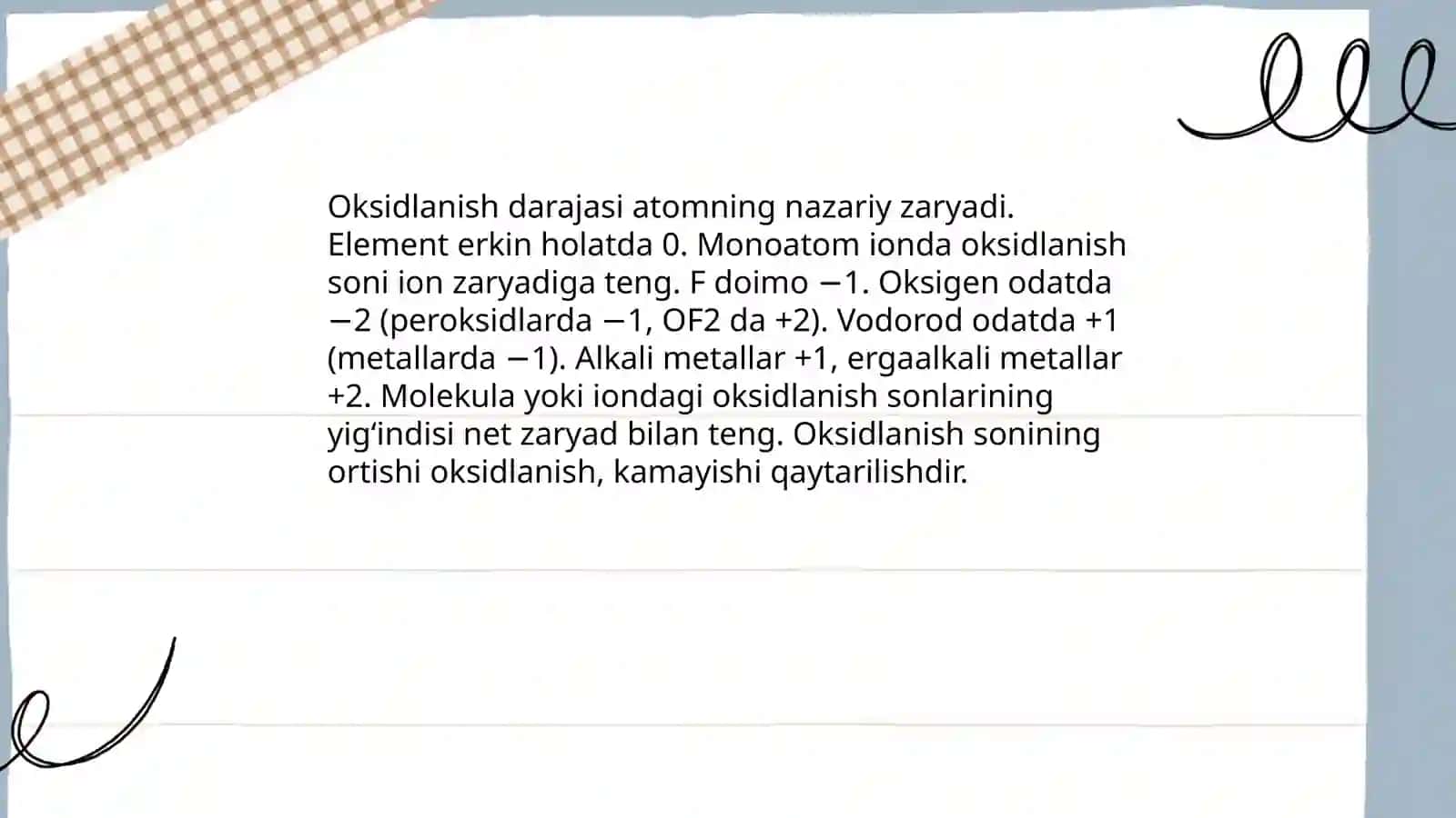 Oksidlanish-qaytarilish reaksiyalari 4