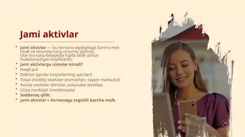 Korxonalarning asosiy moliyaviy ko‘rsatkichlari 4