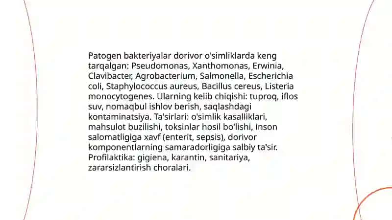Dorivor o'simliklar xom ashyosining mikloflorasi 4