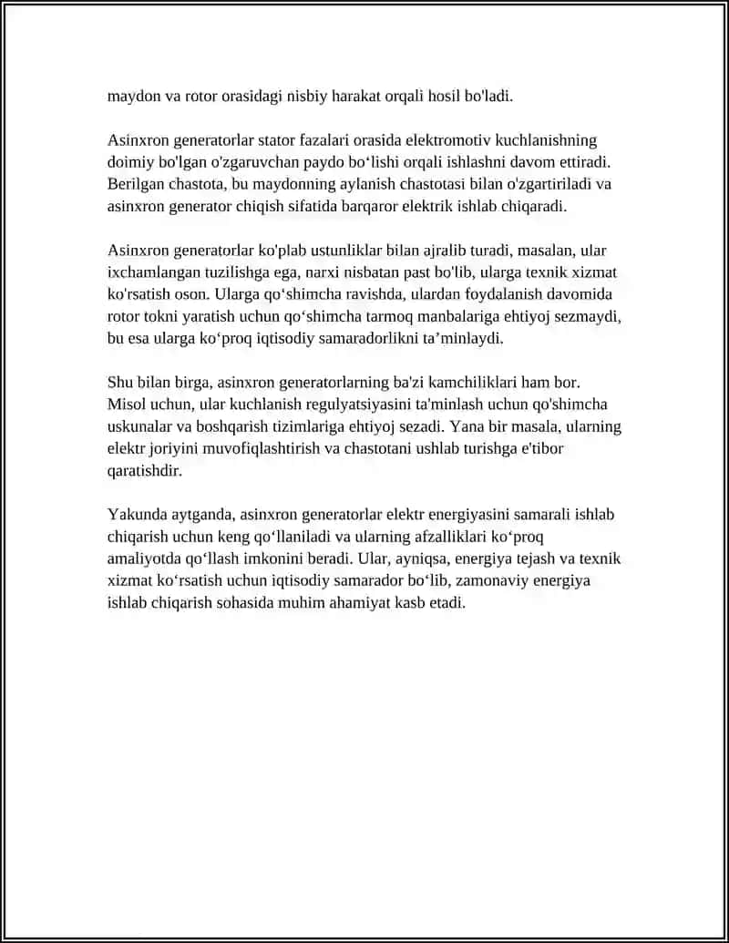 ASINXRON GENERATORLAR 4