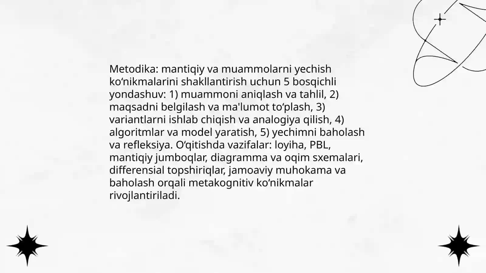 O’quvchilarning intellektual imkoniyatlarini rivojlantirish usullari 4