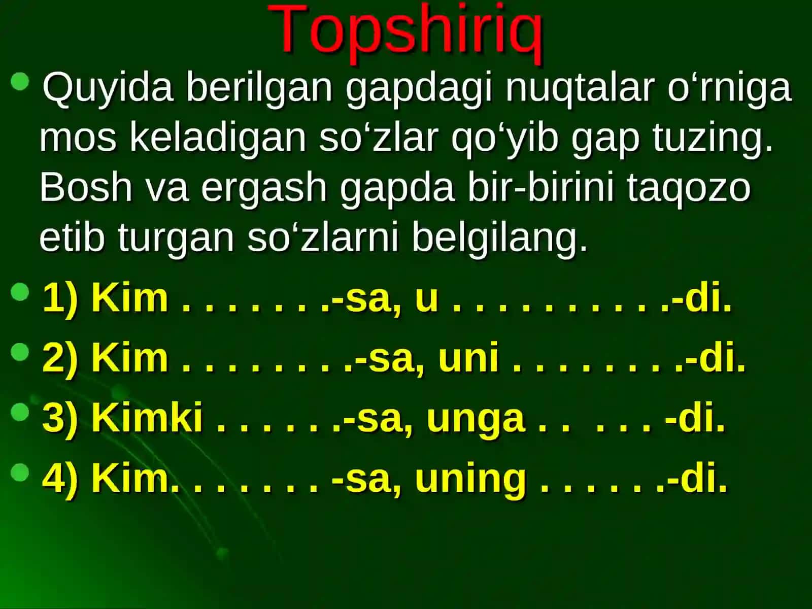 HAVOLA BO‘LAKLI QO‘SHMA GAPLARVA ULARNINGТASNIFI 4