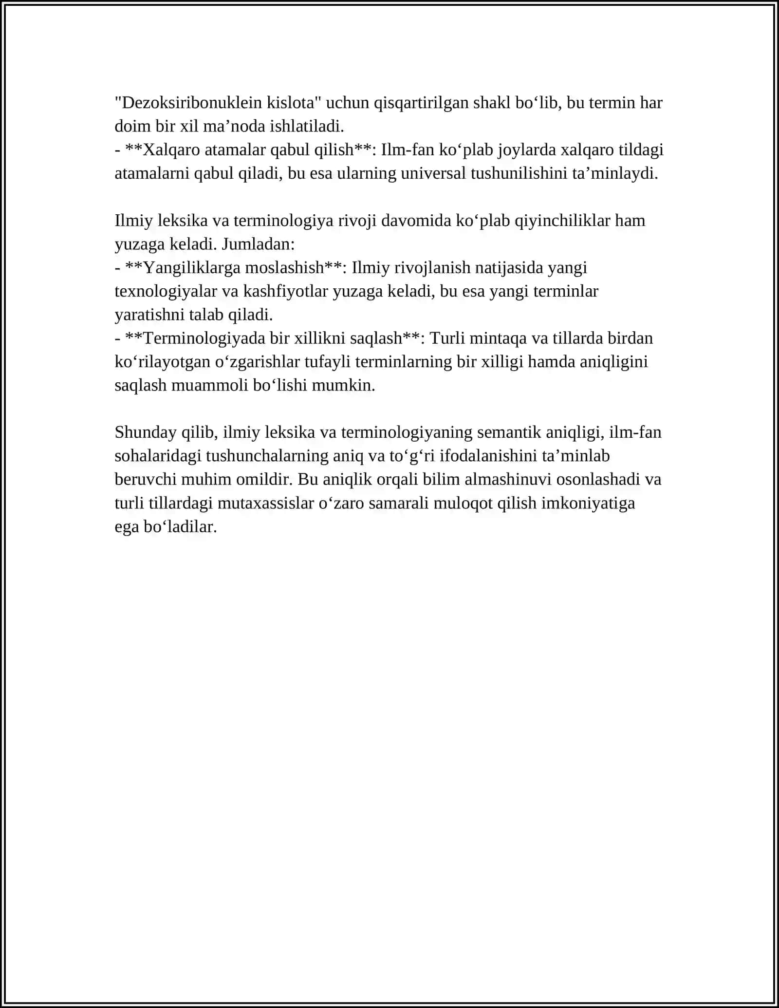 ILMIY USLUBNING LEKSIK, GRAMMATIK XUSUSIYATLARI 4