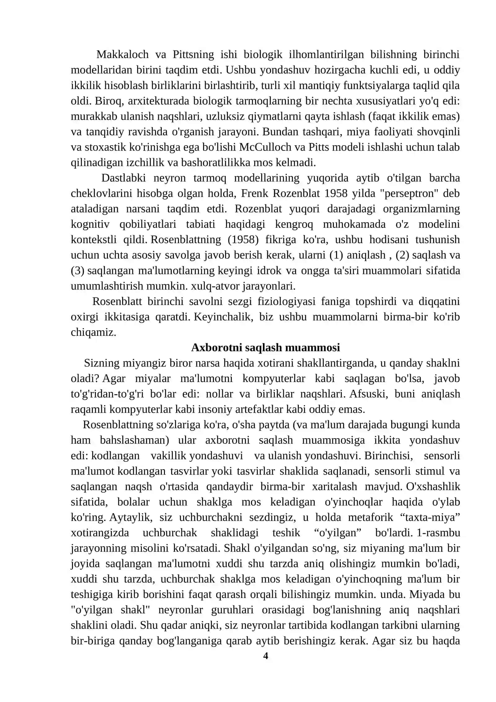 BIR QAVATLI PERSEPTRON 4