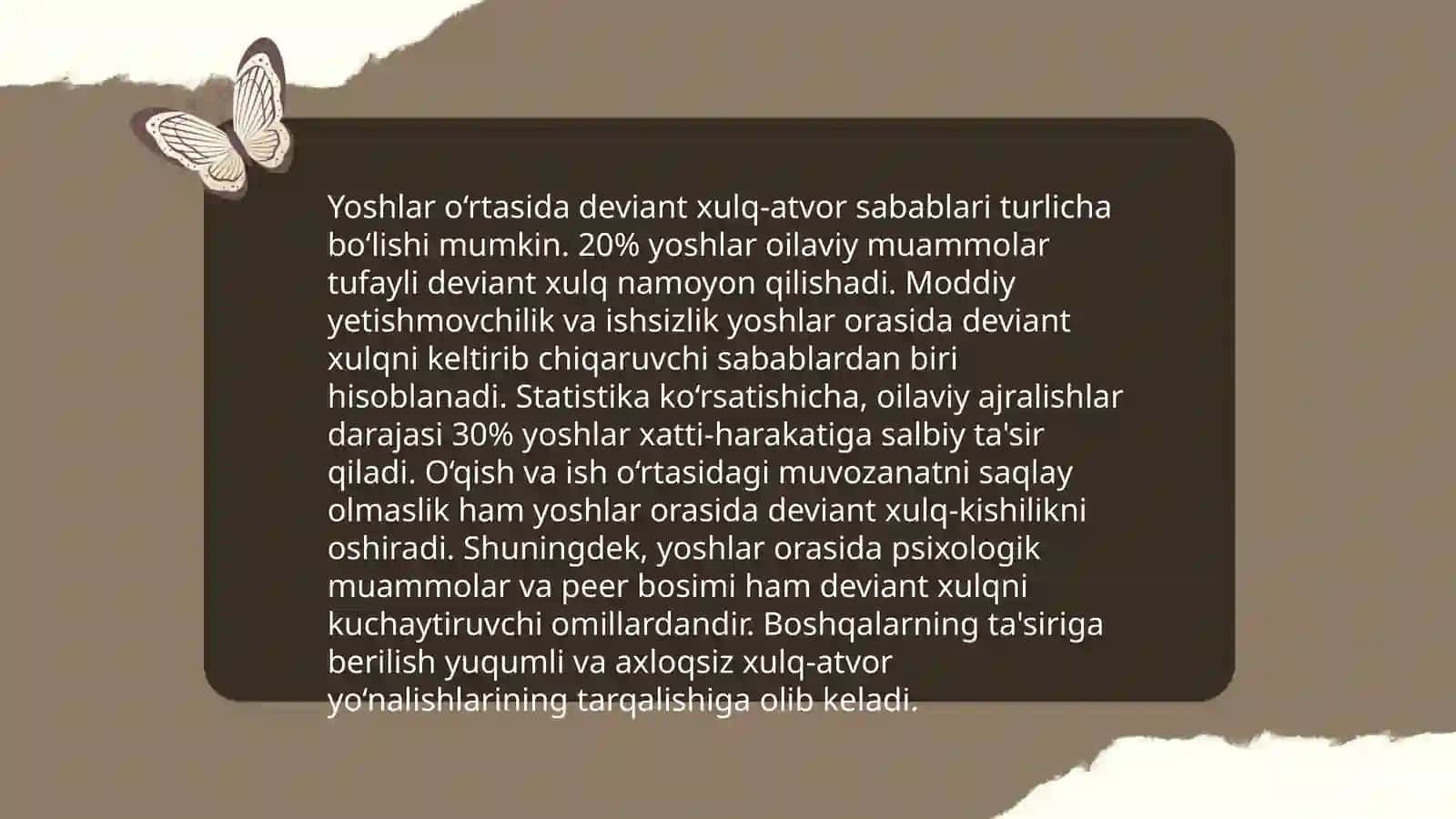 Yoshlar oʼrtasida deviant xulq - atvor profilaktikasi 4