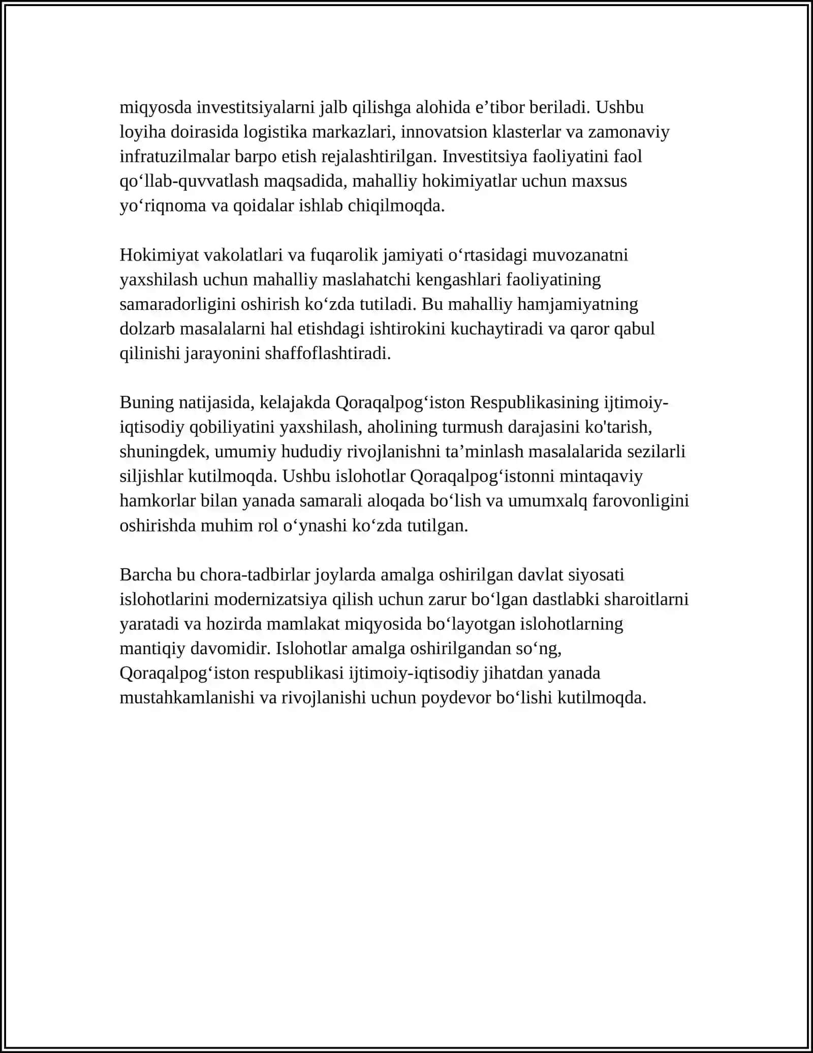 QORAQALPOG’ISTON RESPUBLIKASIDA BOSHQARUV VA SIYOSAT ISLOHATLARI 2025-2026-o'quv yili 4