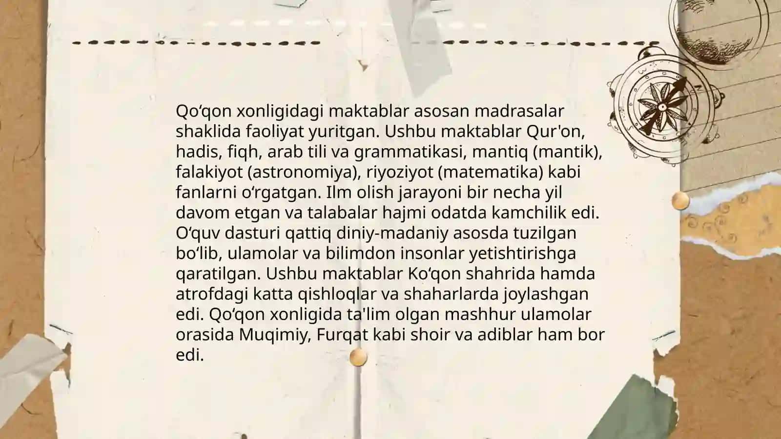 Buxoro amirligida madrasalar va ularning ta’lim tizimi 4