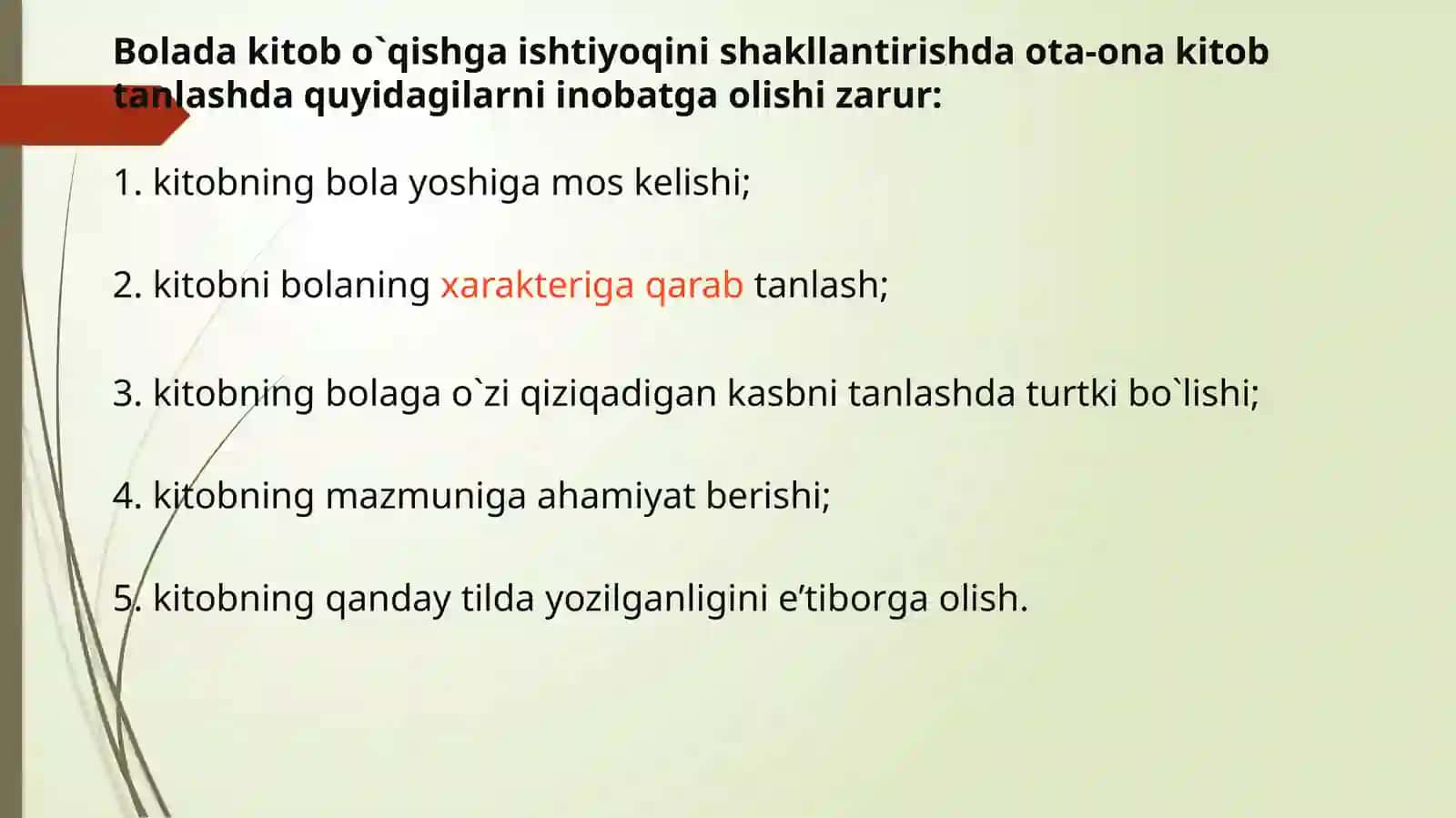 Kitobxonlik faoliyatini shakllantirish 4