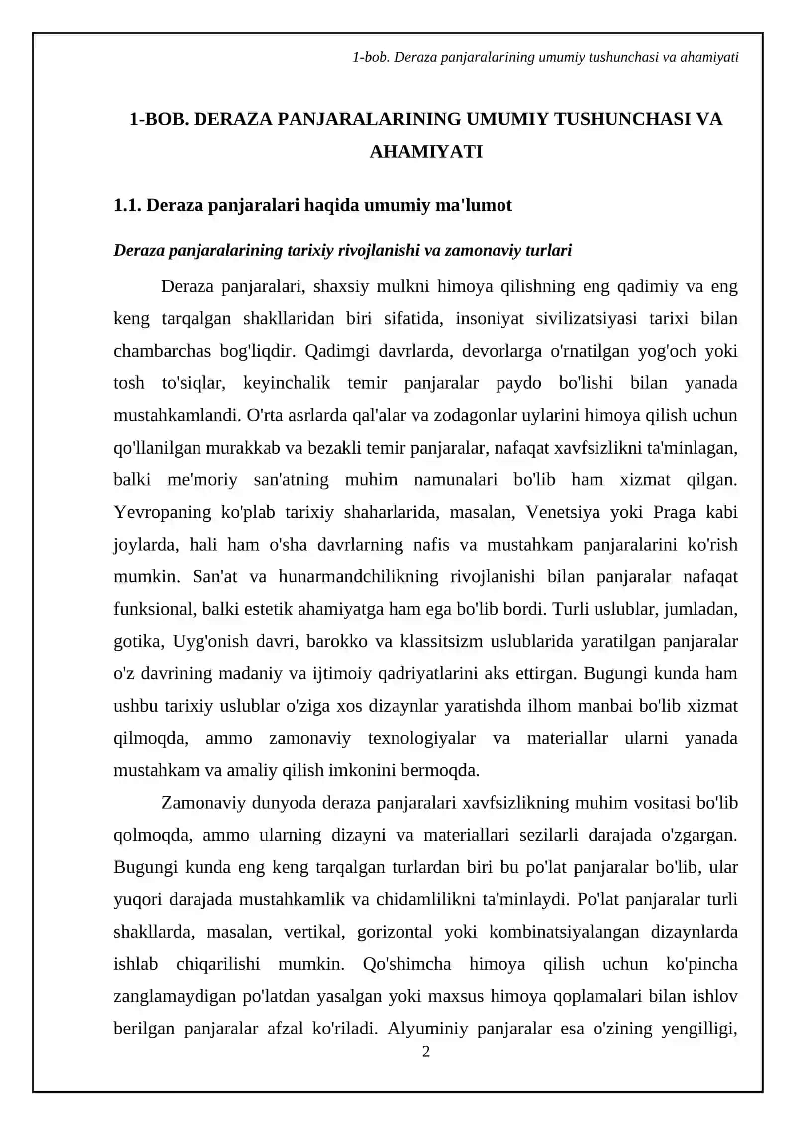 Derazalar uchun panjara tayyorlashni o'rganish 4