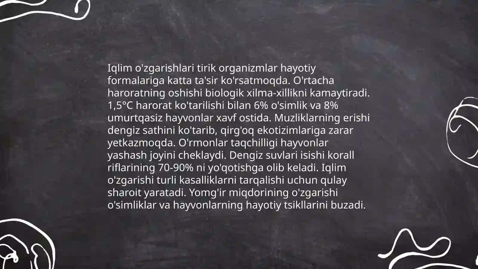 Muhit omillari va ularning tirik organizmlarga tasiri, tirik organizmlarning hayotiy formalari 4