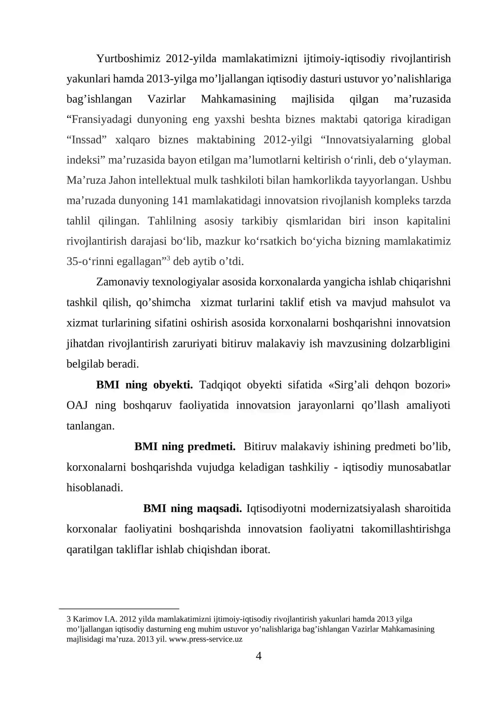 Korhonalar faoliyatini boshqarishda innovasion jarayonlarning o'rni 4