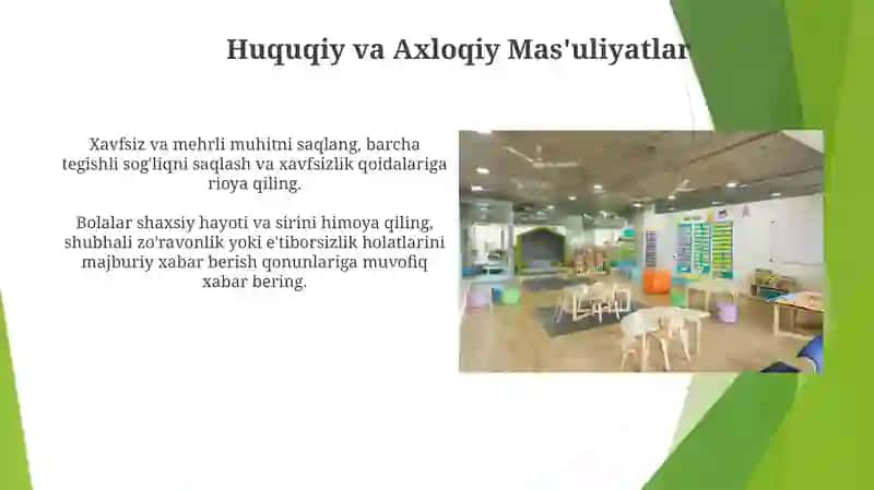 Maktabgacha taʼlim tashkiloti tarbiyachisi shaxsiga qoʻyilgan talablar 4