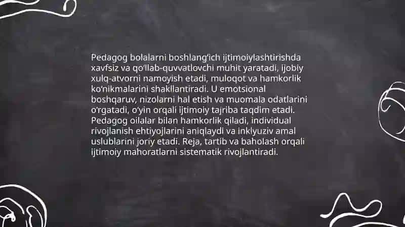 Ilk qadam davlat o‘quv dasturida pedagogning rõli 4