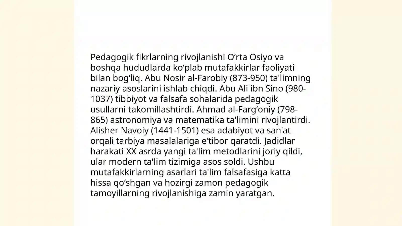 Sharq uyg'onish davrida pedagogik fikrlarning rivojlanishi 4