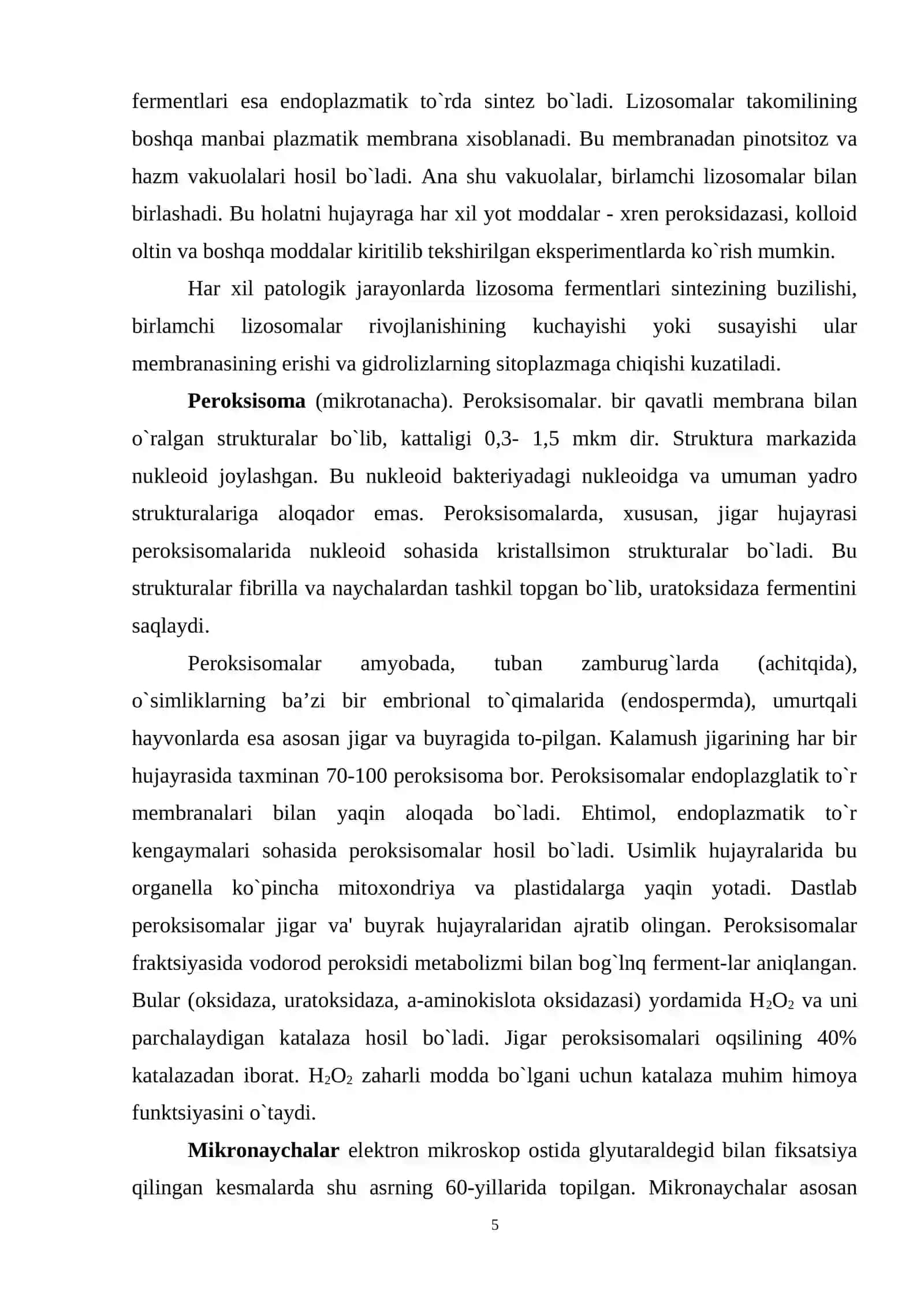 Lizosomalar, ularning turlari va vazifalari 4