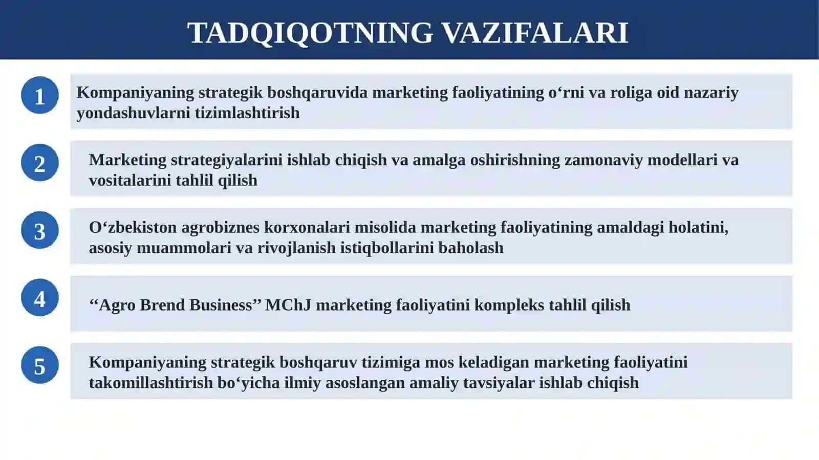 Kompaniyaning strategik boshqaruvida marketing faoliyati 4