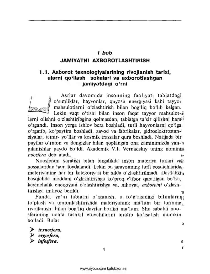 AXBOROT TEXNOLOGIYALARI 4