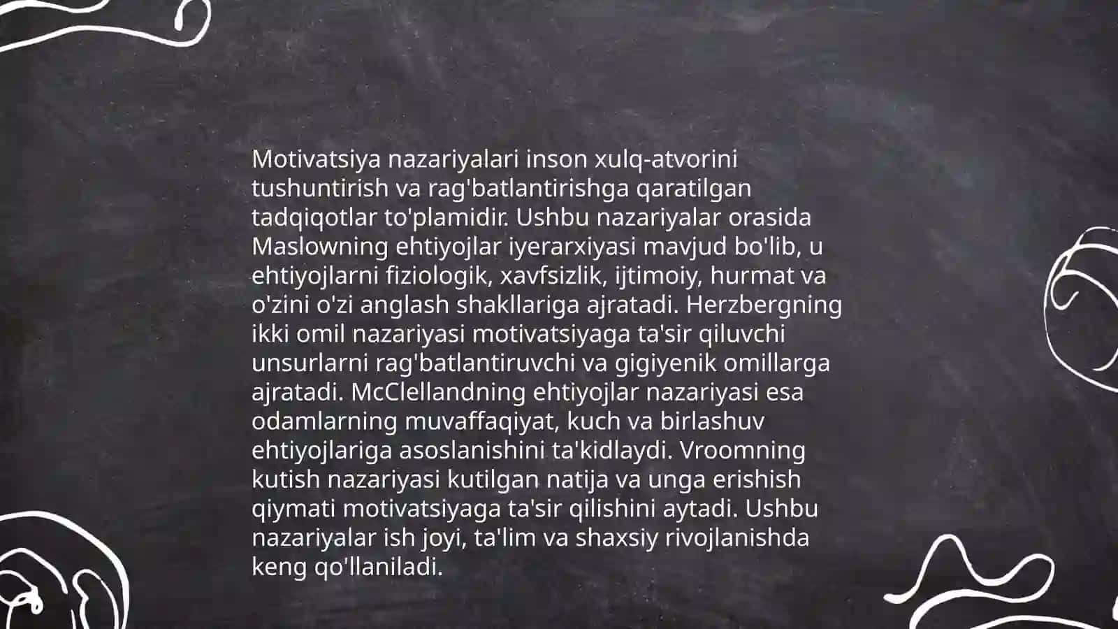 Faoliyat va mativatsiya 4