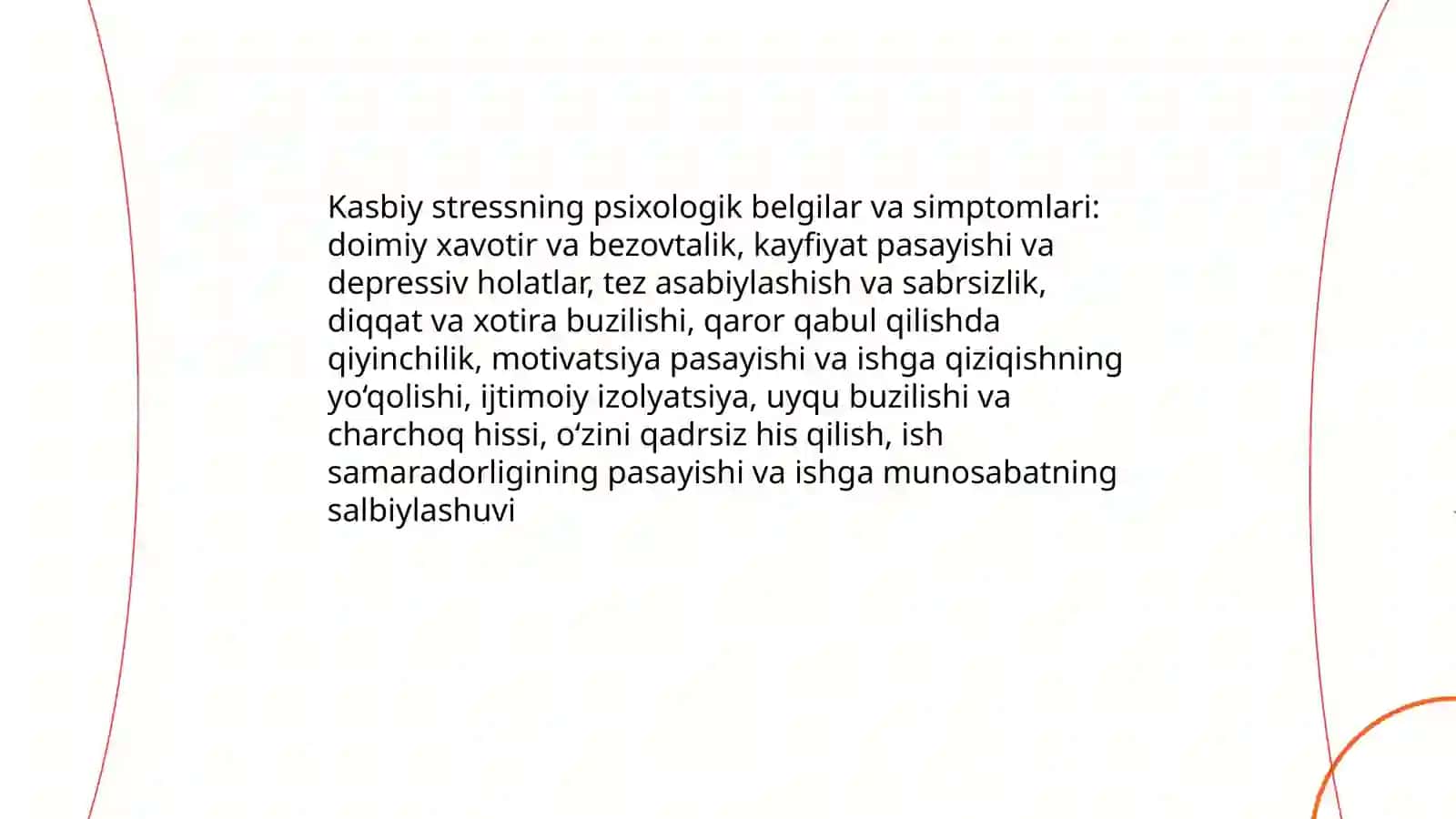 Kasbiy stress tushunchasi kasbiy stressning psixologik nazaryalari 4