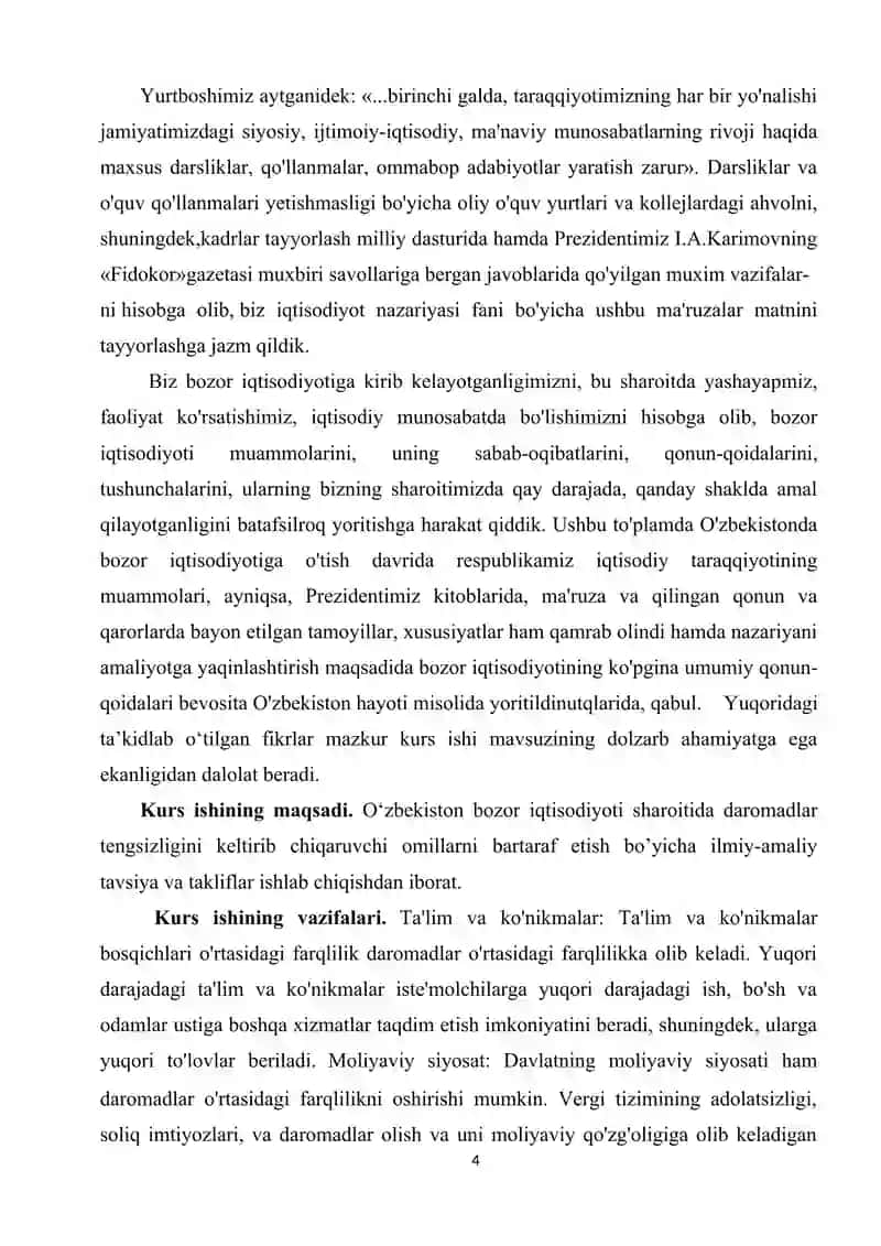 Bozor iqtisodiyoti sharoitida daromadlar tengsizligini keltirib chiqaruvchi omillar 4