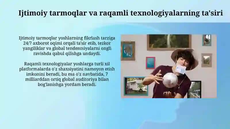 Globallashuv jarayonida yoshlar ongiga ta'sir etuvchi omillar 4