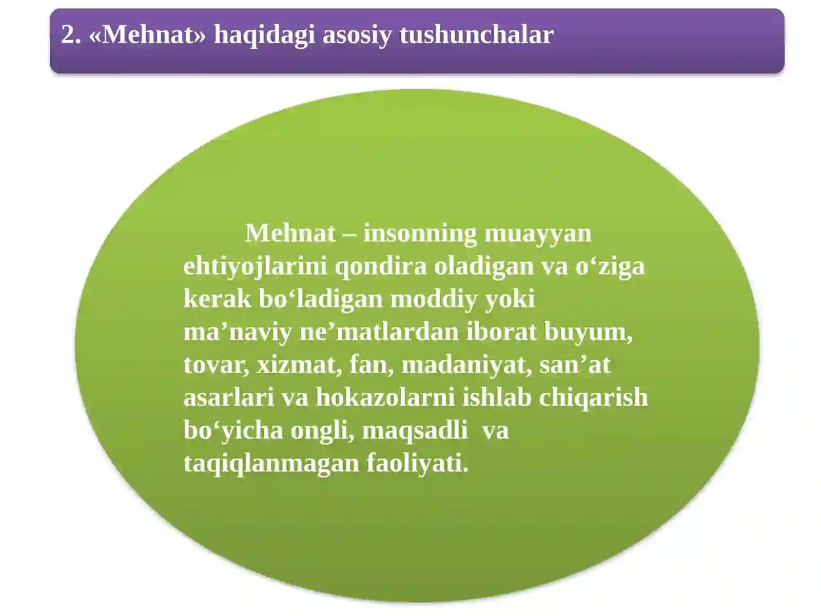 «Mеhnat iqtisodiyoti» fanining prеdmеti  va mazmuni 4