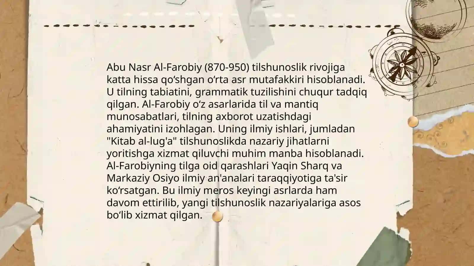 Sharq mutafakkirlarining til shakillanishiga oid qarashlari 4