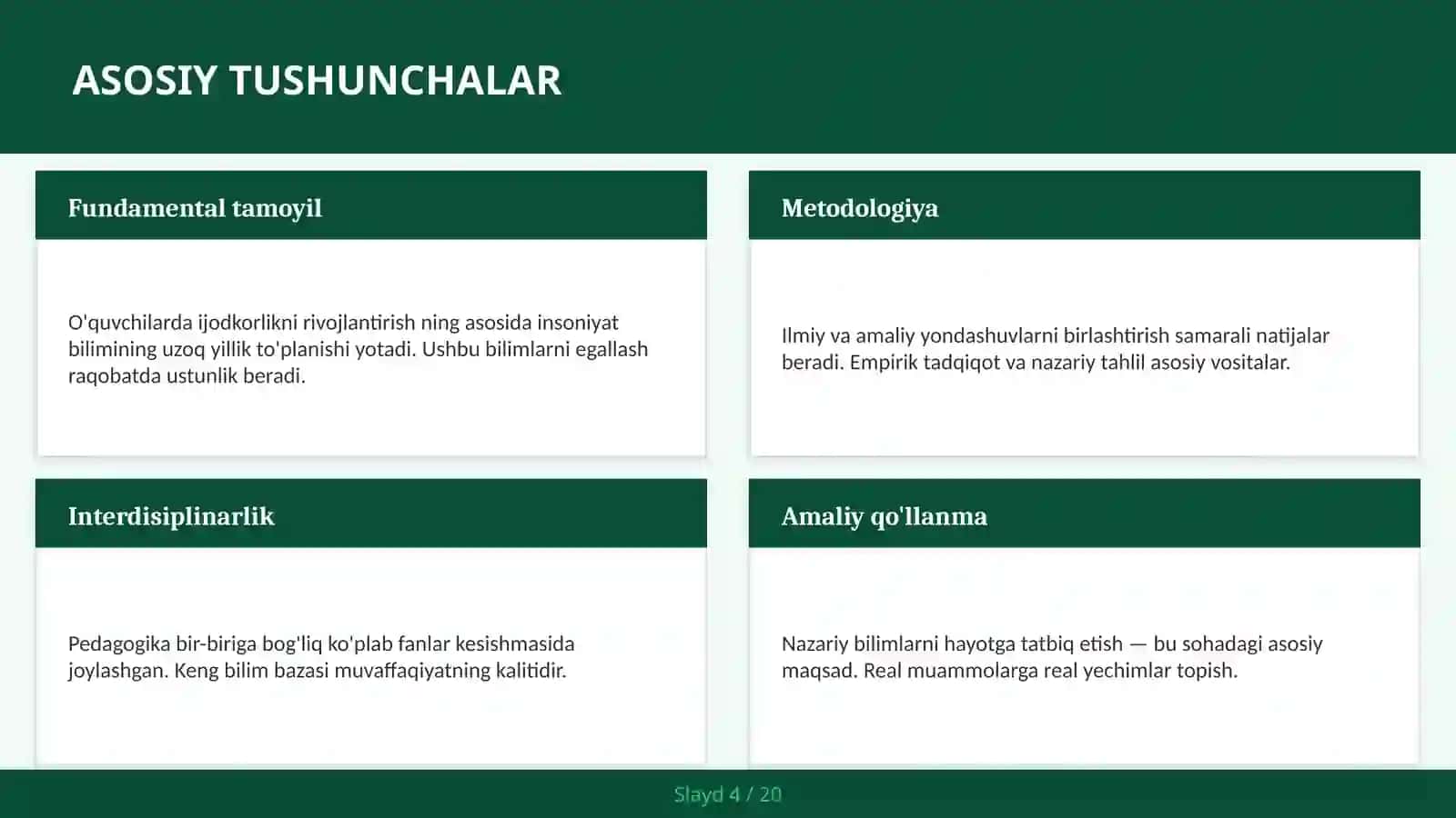 O'quvchilarda Ijodkorlikni Rivojlantirish 4