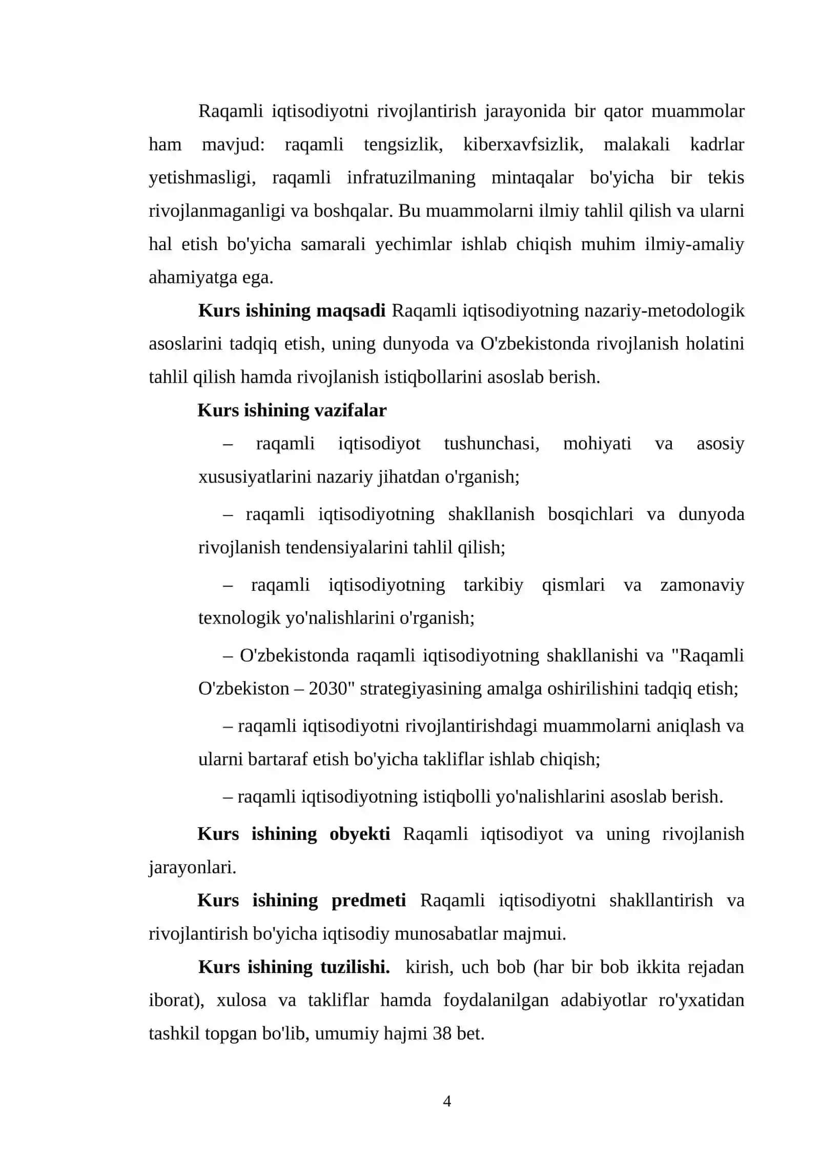 RAQAMLI IQTISODIYOT VA UNING RIVOJLANISH ISTIQBOLLARI 4