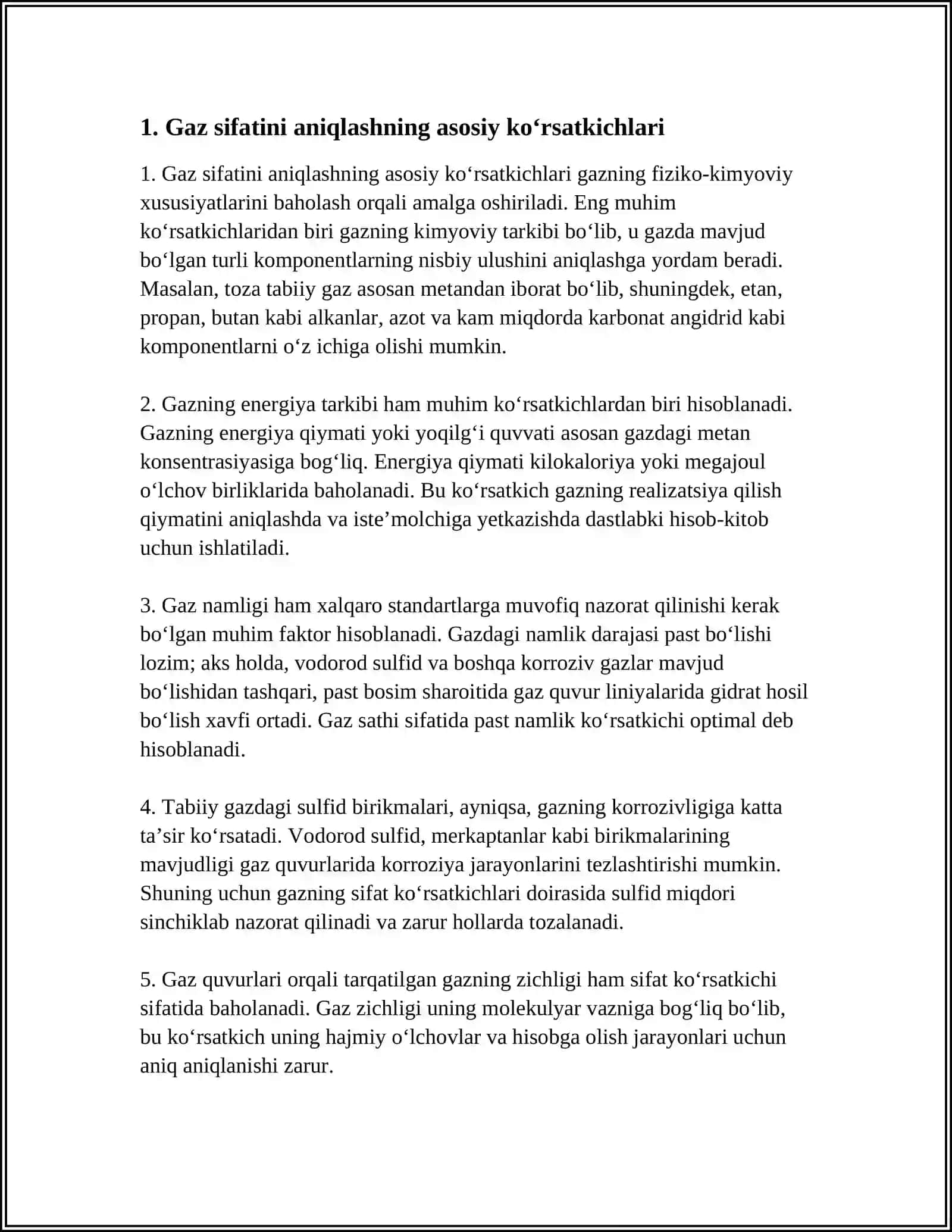 ENG SIFATLI GAZ QANDAY ANIQLANADI 4