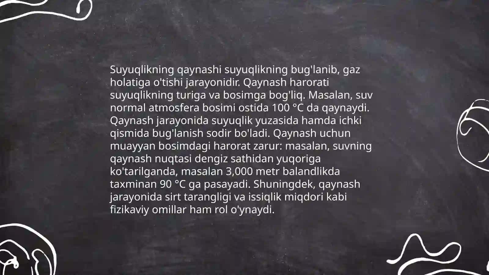 Qattiq suyuq va gaz holdagi moddalarning erishi 4
