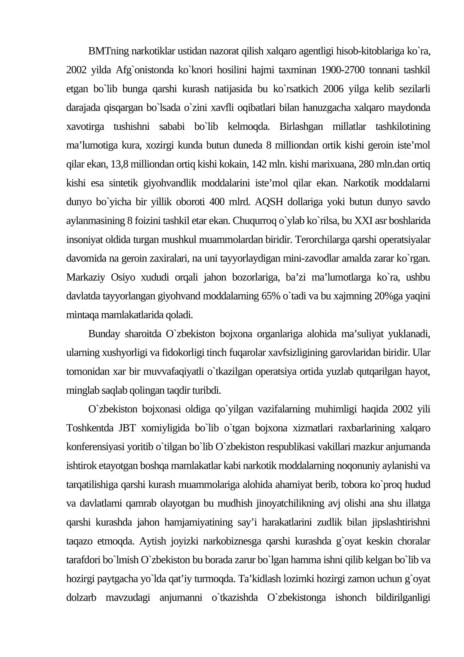 O`zbekiston Respublikasida axborot-kommunikatsiya texnologiyalarini rivojlantirish istiqbollari va bojxona tizimida samarali qo`llanilishining jahon tajribasi 4