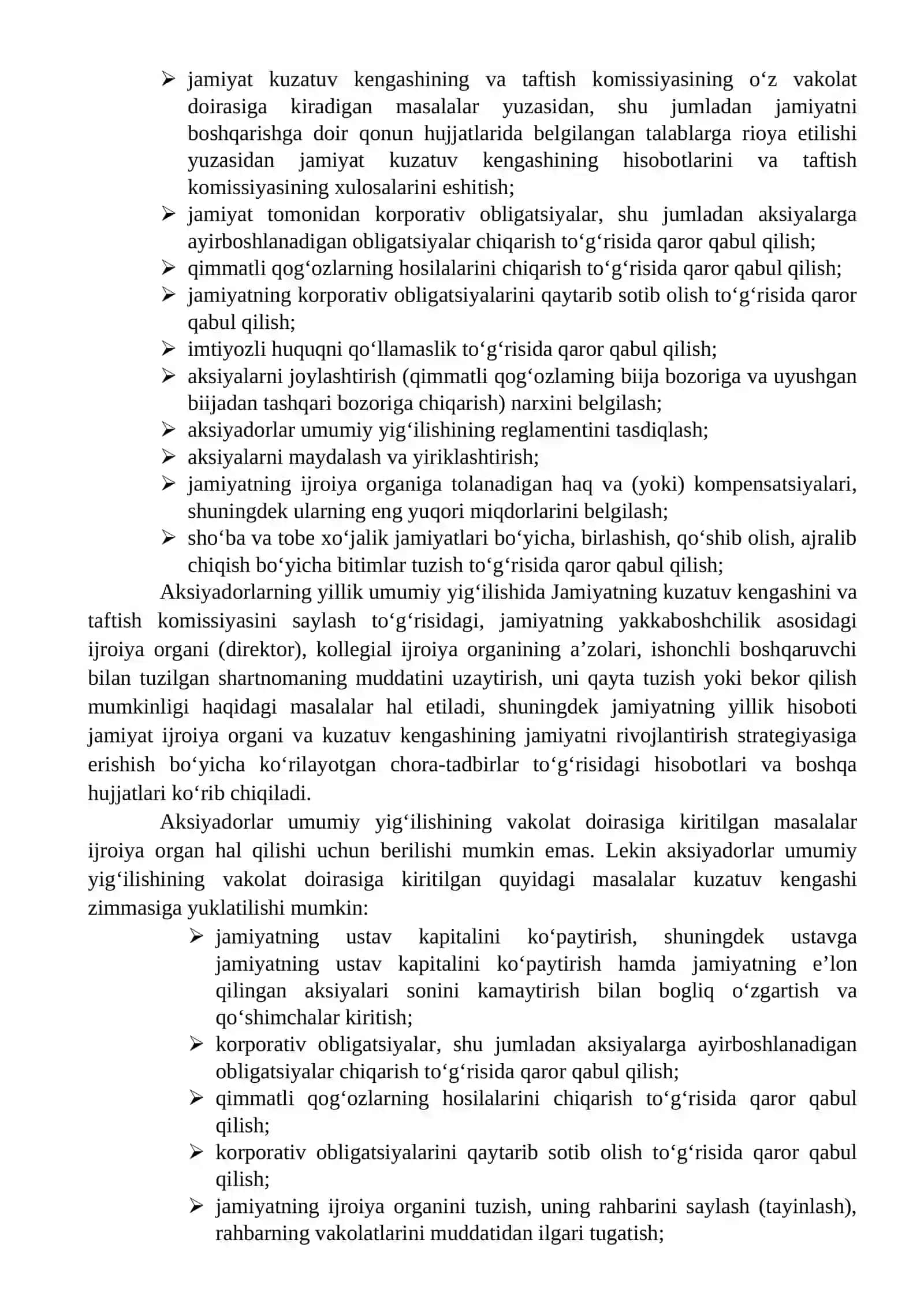 Aksiyadorlik jamiyatlarida boshqaruv organlari 4