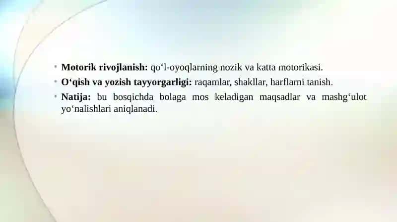 Intellektual kamchiligi bo'lgan bolalar uchun individual ta'lim dasturini tuzish 4