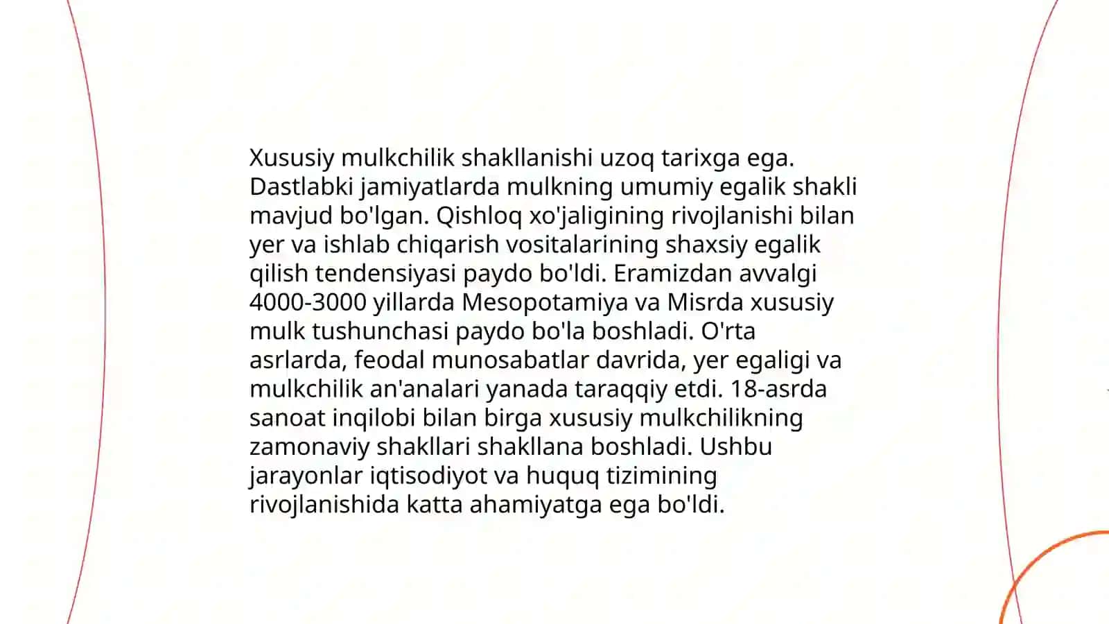 Iqtisodiy islohotlar va xususiy mulkchilikning shakllanishi 4