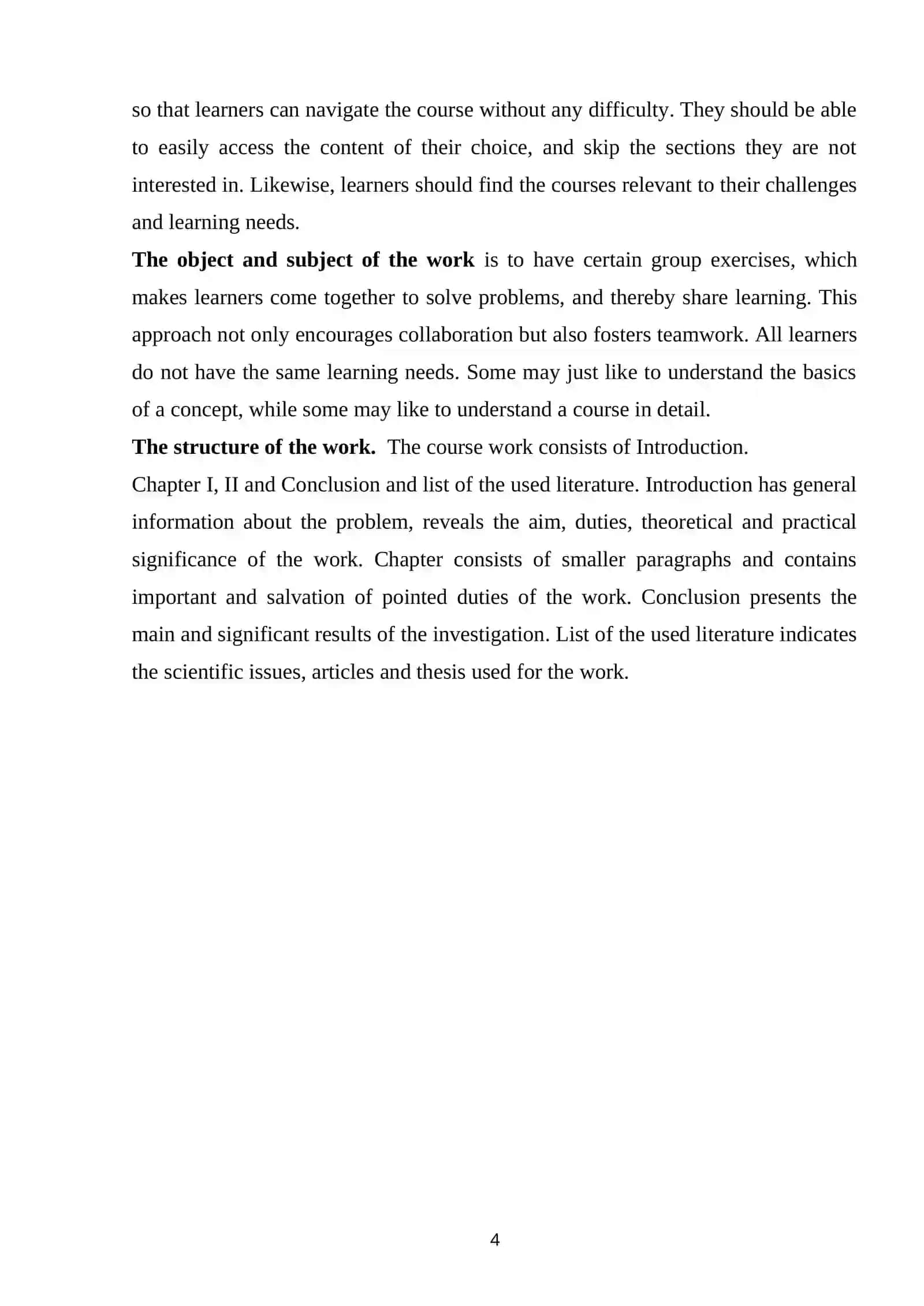 IMPORTANCE OF LEARNER CENTERED APPROACH IN TFL 4