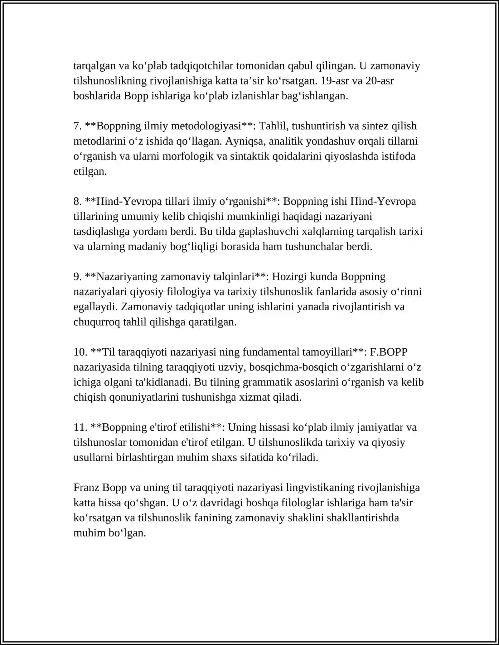 F.BOPP, Y.GRIMM, R.RASK, VOSTOKOV KABI OLIMLARNING ASARLARIDA ILGARI SURILGAN YANGI QARASHLAR 4